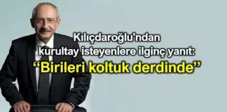 Kılıçdaroğlu’ndan kurultay isteyenlere ilginç yanıt: Birileri koltuk derdinde kemal Kılıçdaroğlu kurultay isteyenlere ilginç yanıt: Birileri koltuk derdinde