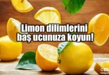 Limon dilimlerini yatarken baş ucunuza koyun!