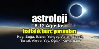 Astroloji: 6 – 12 Ağustos 2018 haftalık burç yorumları Astroloji: 6 - 12 Ağustos haftalık burç yorumları