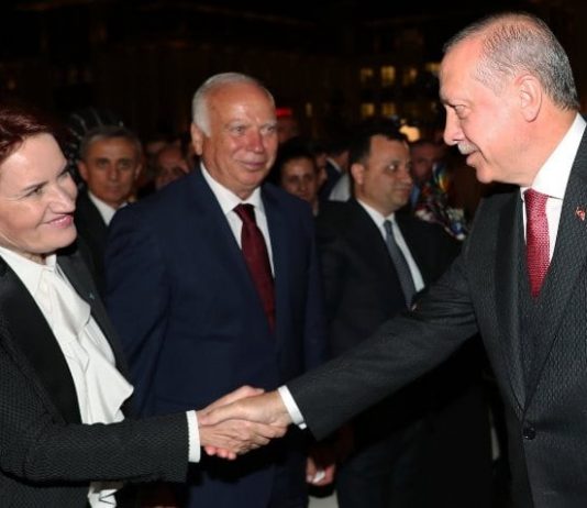 İyi Parti lideri Meral Akşener ilk kez Beştepe protokolde yer aldı