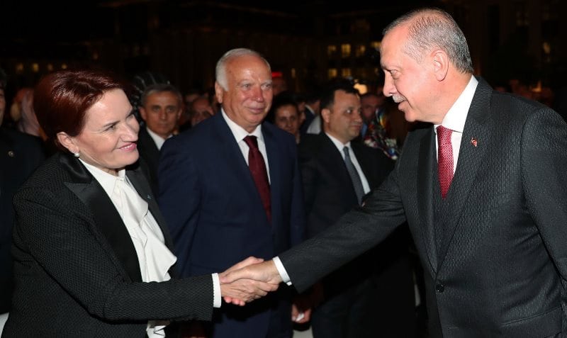 İyi Parti lideri Meral Akşener ilk kez Beştepe protokolde yer aldı