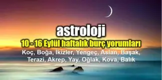 Astroloji: 10 – 16 Eylül 2018 haftalık burç yorumları Astroloji: 10 - 16 Eylül 2018 haftalık burç yorumları (Başak burcunda Yeni Ay burçları nasıl etkileyecek?)