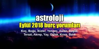 Astroloji: Eylül 2018 aylık burç yorumları Astroloji: Eylül 2018 aylık burç yorumları