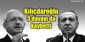 Kılıçdaroğlu, Erdoğan’ın açtığı 3 davayı kaybetti: 909 bin TL ödedi Kılıçdaroğlu, Erdoğan açtığı 3 davayı kaybetti: 909 bin TL ödedi