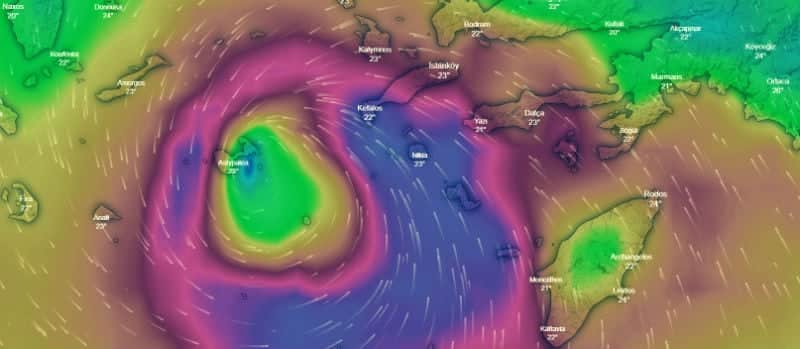 Meteoroloji Türkiye ege için kasırga uyarısı: Tropikal Medicane uydu haritası