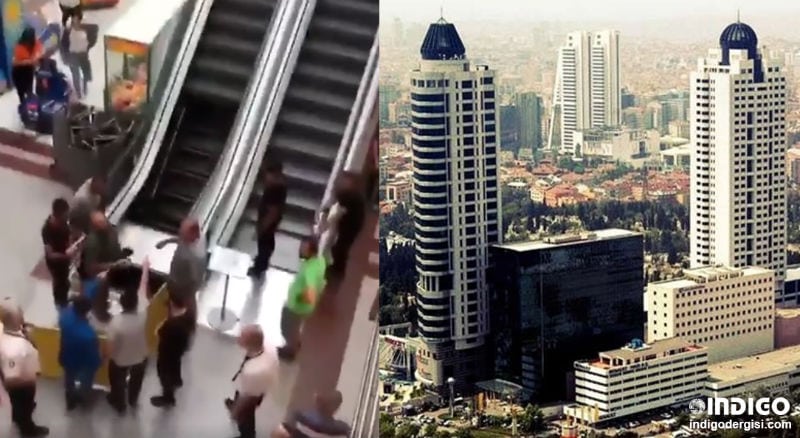 Metrocity AVM yürüyen merdivenlerine haciz şoku!