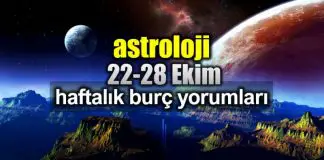 Astroloji: 22 – 28 Ekim 2018 haftalık burç yorumları Astroloji: 22 - 28 Ekim 2018 haftalık burç yorumları