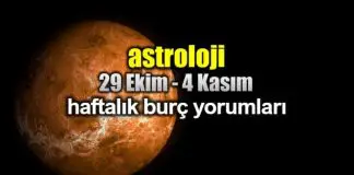 Astroloji: 29 Ekim – 4 Kasım 2018 haftalık burç yorumları Astroloji: 29 Ekim - 4 Kasım 2018 haftalık burç yorumları