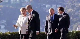 Dörtlü Suriye zirvesinden ortak bildiri Dörtlü Suriye zirvesinden ortak bildiri rusya almanya türkiye fransa erdoğan putin macron merkel