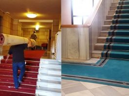 Meclis turkuaz halı maliyeti 1 milyon 350 bin TL