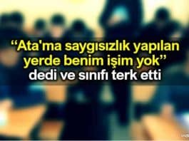 Antalya Kepez'de İmam Hatip Lisesinde Atatürk'e hakaret eden öğretmen