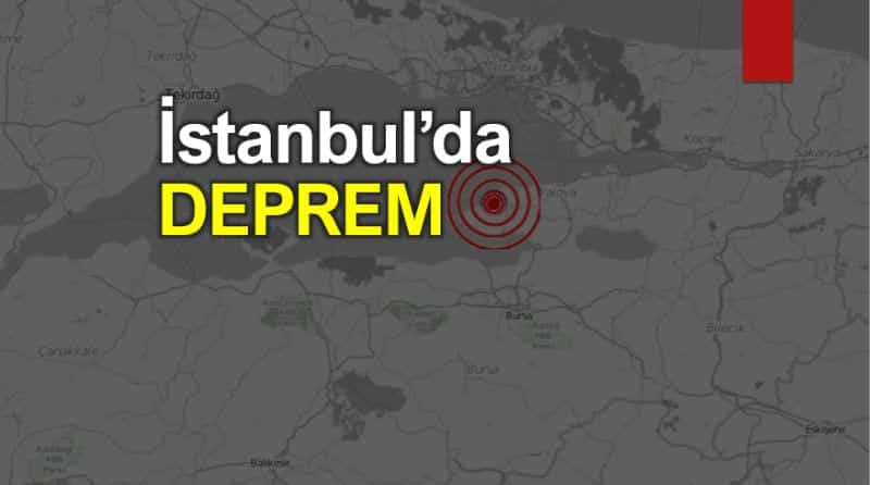 İstanbul 4.3 büyüklüğünde deprem!