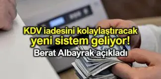 KDV iadesini kolaylaştıracak yeni sistem geliyor! KDV iadesini kolaylaştıracak yeni sistem geliyor!
