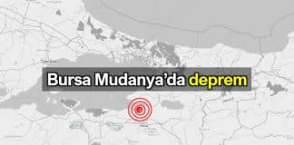 Bursa Mudanya deprem meydana geldi