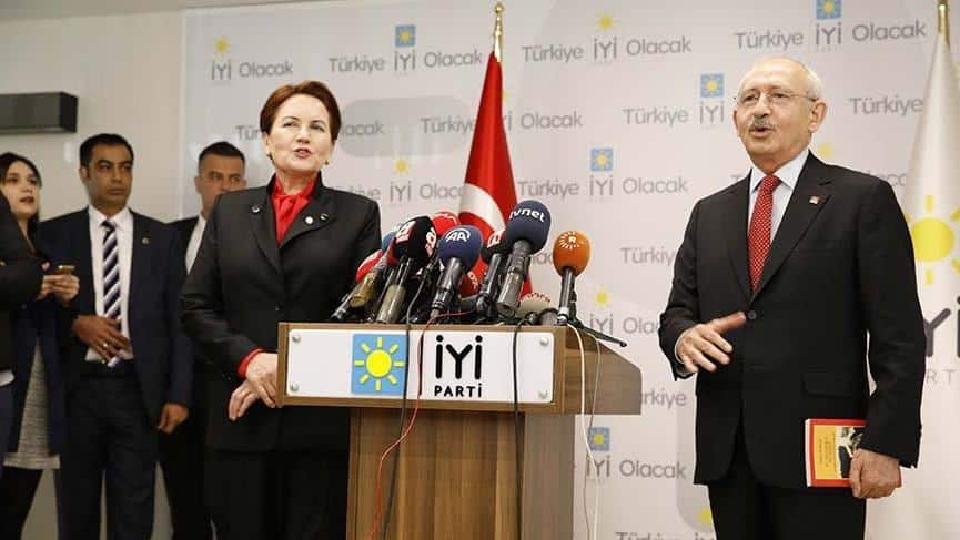 CHP - İYİ Parti 31 Mart 2019 yerel seçim koalisyonu meral akşener kemal kılıçdaroğlu