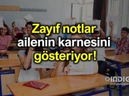 Karne günü: Zayıf notlar ailenin karnesini gösteriyor!
