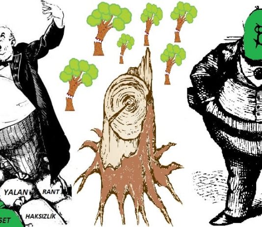 yeşille kandır yeşili kes ve yeşili cebine doldur