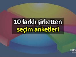 10 farklı şirketten seçim anketi: İllerde son durum ne?