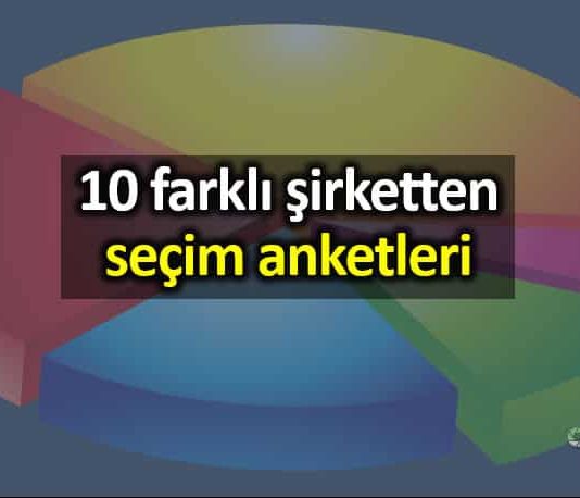 10 farklı şirketten seçim anketi: İllerde son durum ne?
