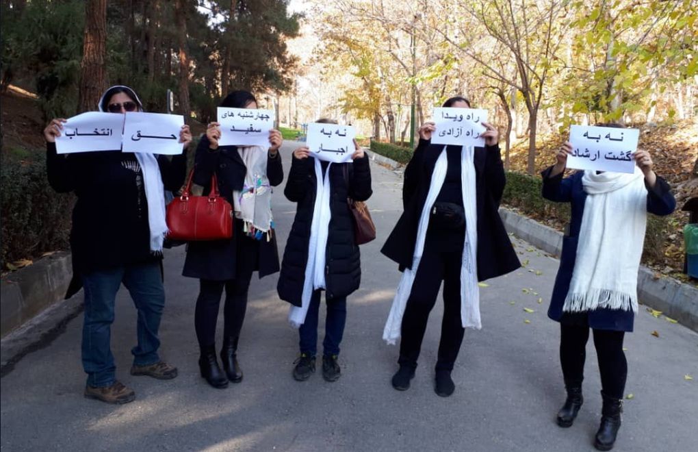 İran Beyaz Çarşamba eylemleri şeriat kadın olmak
