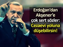 Erdoğan Akşener sert sözler: Cezaevi yoluna düşebilirsin