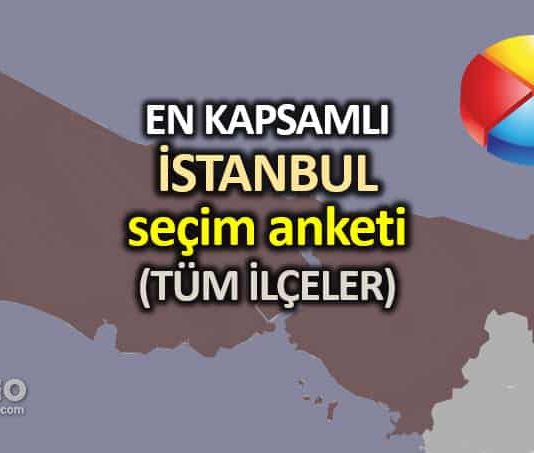 En kapsamlı İstanbul seçim anketi (ORC Araştırma) ilçeler son anketler