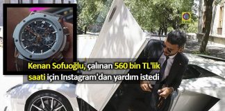 Kenan Sofuoğlu, çalınan 560 bin TL lik saati için Instagram yardım istedi