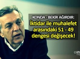 İktidar ile muhalefet bloku arasındaki 51 - 49 denge değişecek!