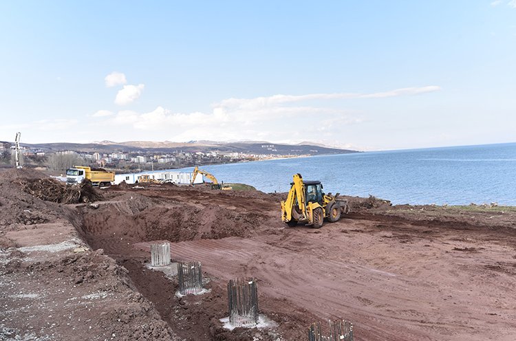 Ahlat Van Gölü cumhurbaşkanlığı köşkü inşaatı Erdoğan