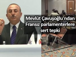 mevlüt Çavuşoğlu Fransız parlamentere sert tepki: fransa Cezayir de Ruanda da yaptıklarınıza bakın!