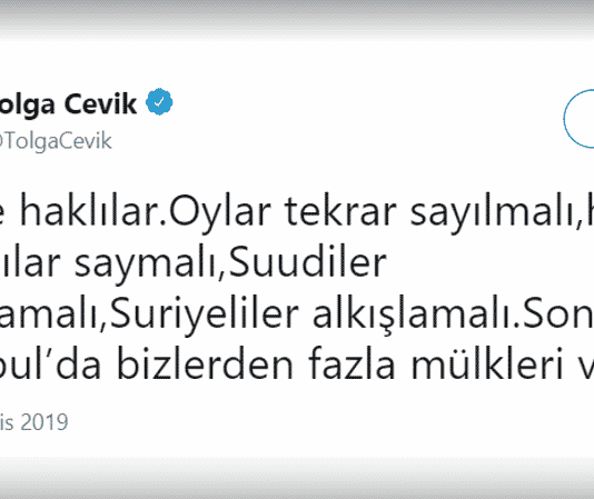 Tolga Çevik: İstanbul'da oyları Katarlılar saysın, Suriyeliler onaylasın