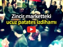 Ucuz patates izdihamı sosyal medyada gündem oldu!