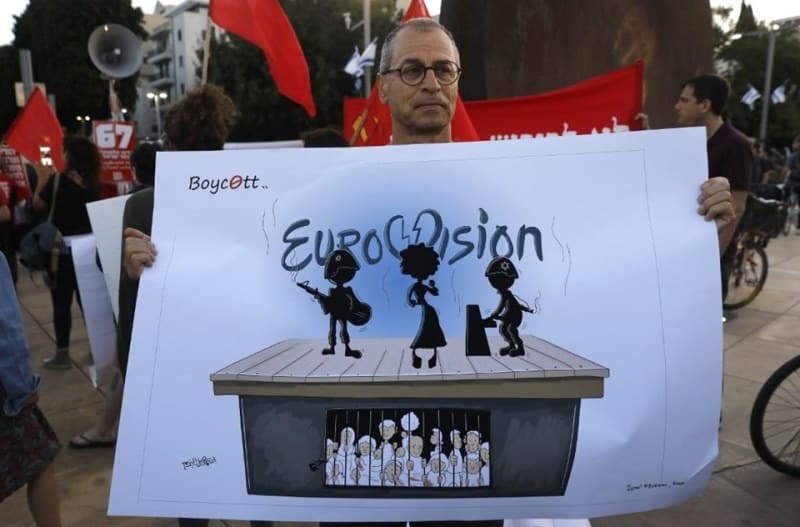 2019 Eurovision protestoları: İsrail boykot çağrısı! filistin gazze