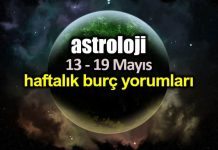 Astroloji: 13 – 19 Mayıs 2019 haftalık burç yorumları Astroloji: 13 - 19 Mayıs 2019 haftalık burç yorumları