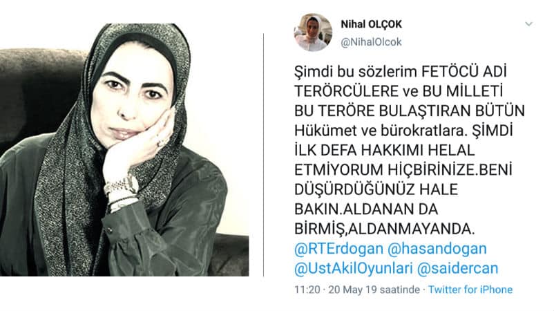 Nihal Olçok AKP ye sert eleştiri: Erdoğan da etiketledi!