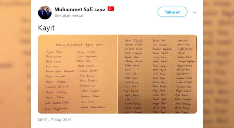 Saray ın arşiv daire başkanından, ekrem İmamoğlu na destek veren ünlüler için fişleme listesi