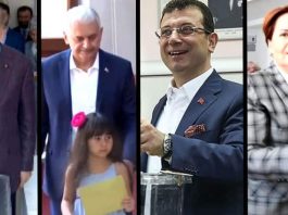 İmamoğlu, Yıldırım, Erdoğan ve Akşener oylarını kullandılar