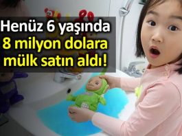 6 yaşındaki YouTuber 8 milyon dolara mülk satın aldı boram