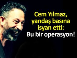 Cem Yılmaz yandaş basına isyan etti: Bu bir operasyon!