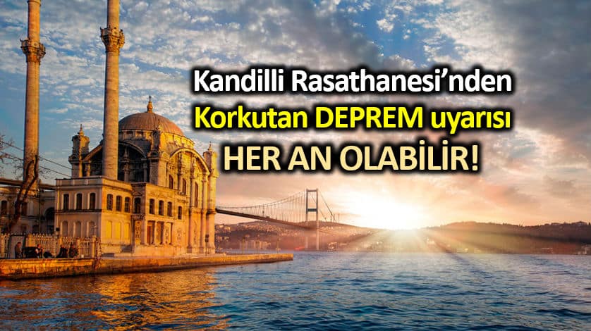 Kandilli Rasathanesi: İstanbul da her an 7,2 büyüklüğünde bir deprem olabilir!