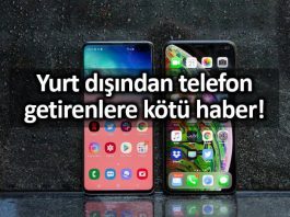 Yurt dışı telefon kayıt harç ücretine dev zam: 1500 lira oldu!