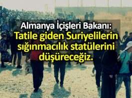 Almanya: Tatile giden Suriyelilerin sığınmacı statüsü düşürülecek