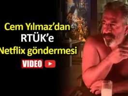 Cem Yılmaz dan RTÜK e Netflix göndermesi