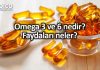 Omega 3 ve Omega 6 nedir? Faydaları neler?