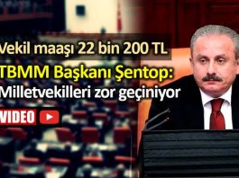 TBMM Başkanı Şentop: 22 bin lira maaş alan milletvekilleri zor geçiniyor