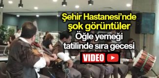 Adana Şehir Hastanesi hastalar sıra beklerken sıra gecesi düzenlendi