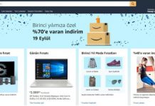 Amazon.com.tr’de yüzde 70’e varan özel indirim amazon.com.tr birinci yıl indirim