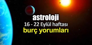 Astroloji: 16 - 22 Eylül 2019 haftalık burç yorumları