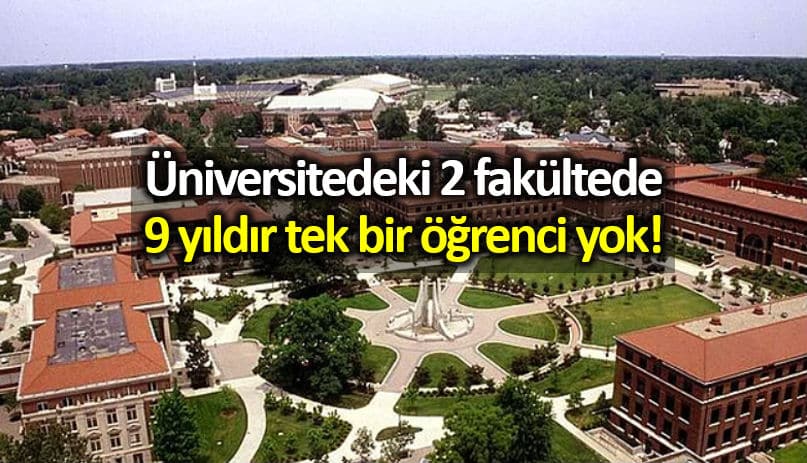 Bursa Teknik Üniversitesi 2 fakültenin 9 yıldır öğrencisi yok!