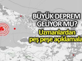 Büyük deprem habercisi mi? Uzmanlardan peş peşe açıklamalar